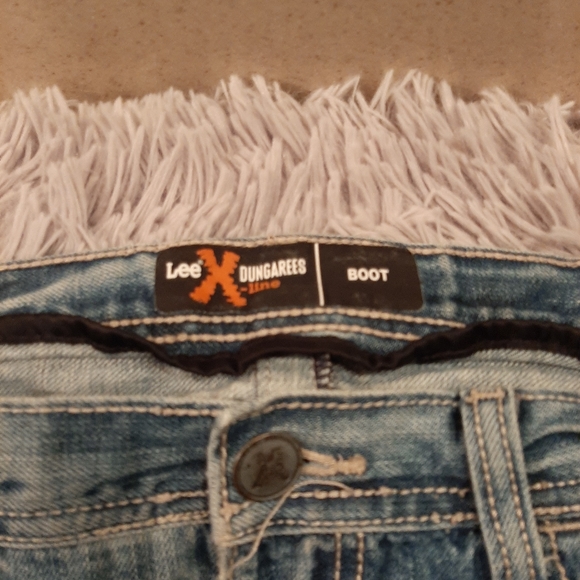 Lee Dungaree Boot Cut Jeans 36x32 - Picture 3 of 7